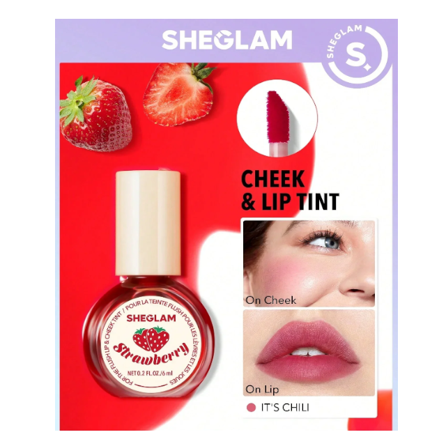 Sheglam For The Flush Lip & Cheek Tint - Its Chili